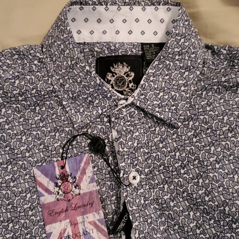 English laundry small long sleeve shirt